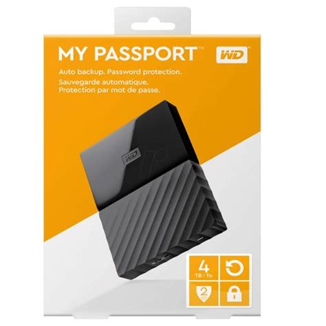 WD 4TB Black My Passport Portable External Hard Drive - USB 3.0 | Innovink Solutions