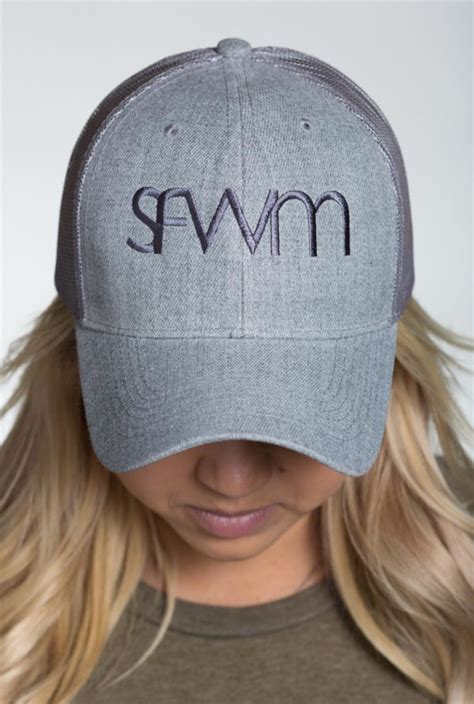 Women’s Gray Mesh Baseball Cap – Wonderfully Made