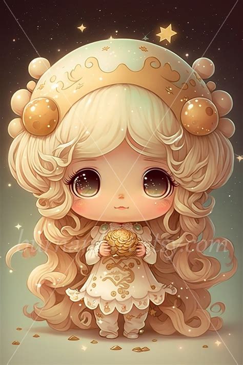 Virgo Anime Digital Download Astrology Zodiac Kawaii - Etsy