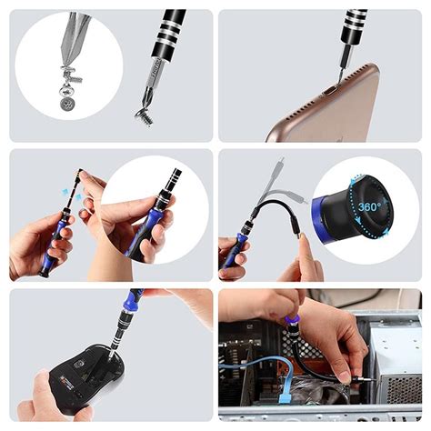 78-in-1 Professional Electronics Repair Tool Kit with Repair Mat