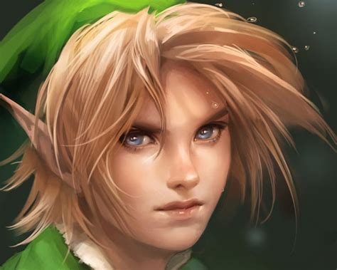 Link, wet, cg, guy, video game, game, close up, anime, handsome ...