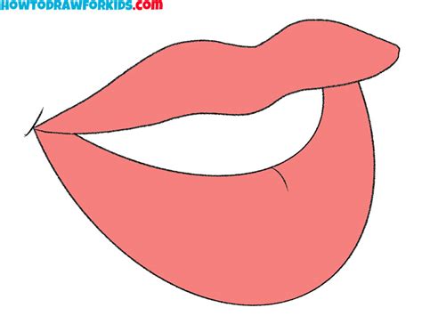 Lips Drawing Easy Cartoon | Lipstutorial.org