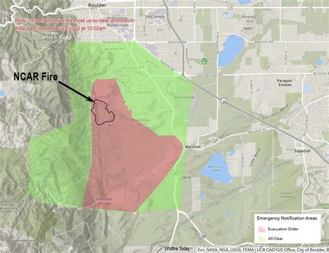 Boulder Colorado Wildfire Map - Dniren Hildagard