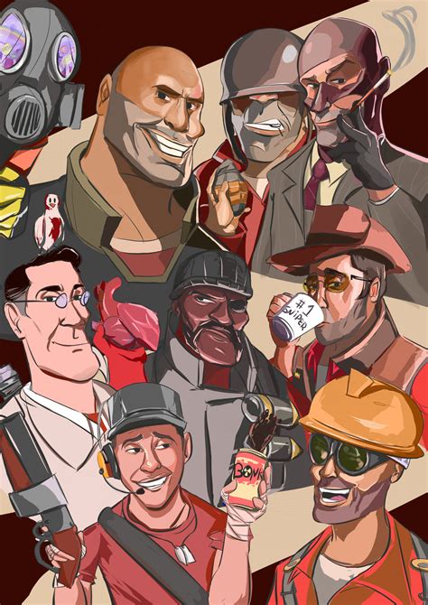 ArtStation - Team fortress 2 Fanart