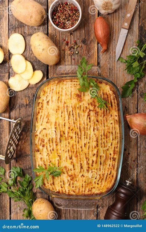 Hachis parmentier stock photo. Image of gratin, food - 148962522