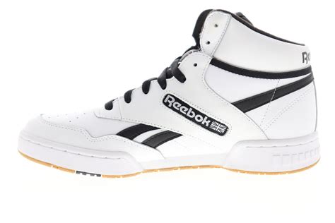 Reebok BB 4600 EH2135 Mens White Leather High Top Basketball Sneakers - Ruze Shoes