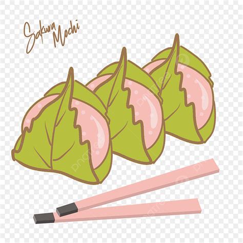 Mochi PNG Picture, Sakura Mochi Cartoon, Sakura Mochi, Mochi, Sakura PNG Image For Free Download