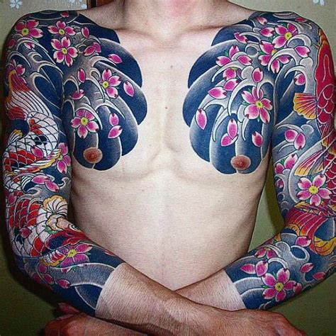 50 Japanese Chest Tattoos for Men [2024 Inspiration Guide] | Chest tattoo men, Japanese tattoo ...