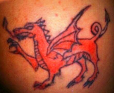 "welsh dragon tattoo" by dallys | Redbubble