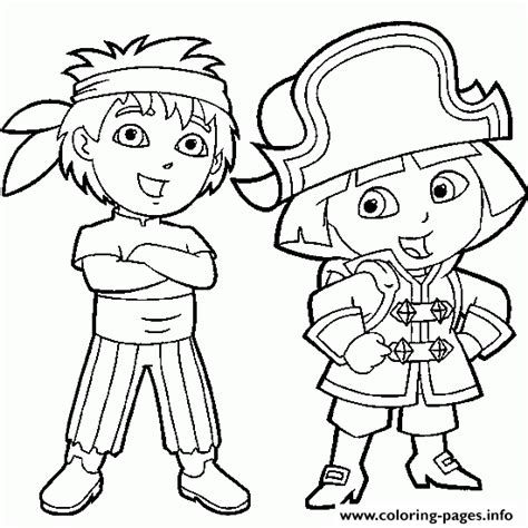 Dora And Diego S Free131a Coloring page Printable