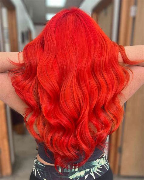 Flame Red Hair Color