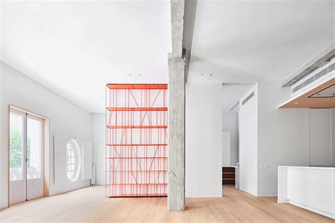 lucas y hernández-gil completes a madrid apartment with a coral-painted ...