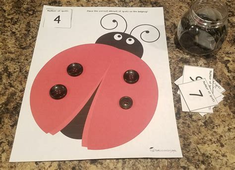 Ladybug counting activity | Counting activities, Ladybug, Fun