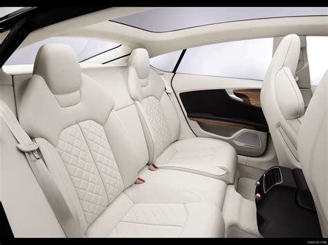 2009 Audi Sportback Concept - Interior Rear Seats View Photo | Caricos