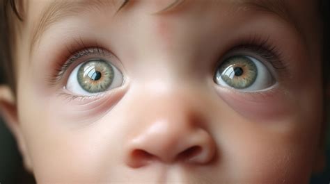 Looks Up The Baby Has Big Green Eyes And Backgrounds | PSD Free Download - Pikbest