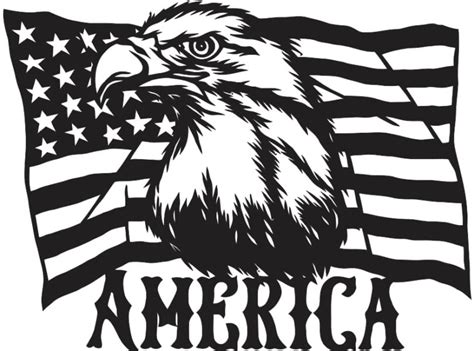 american flag eagle Free DXF Files download & Vectors - Free Vector