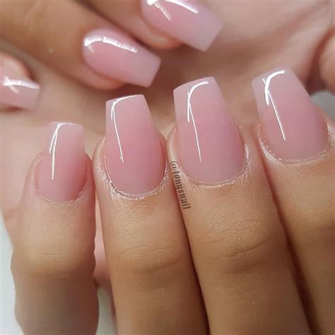 Simply beauty! Acrylic color Number #1 #78 Www.Designedbytonyly.com #acrylicnailsnatural | Pink ...