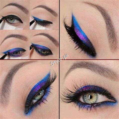 Blue Eyeliner Makeup Ideas04 – Style.Pk