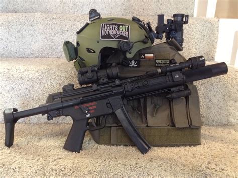 h&k mp5 suppressed | MP5SD - B&T mount and front rail system, Aimpoint Comp M2, LDI LAS ... | me ...