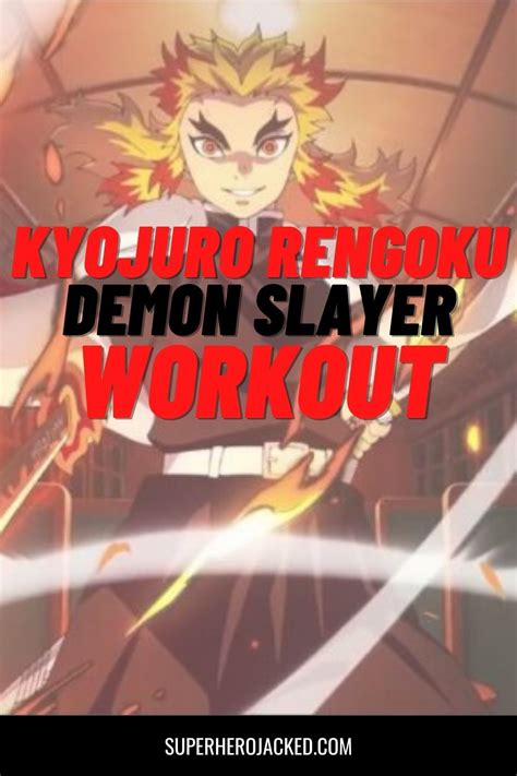 Kyojuro Rengoku Workout Mma Training, Weight Training, Pyramid Training ...