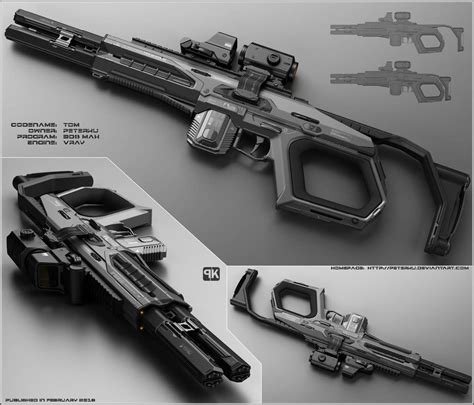 TOM - Concept of futuristic shotgun by peterku on DeviantArt