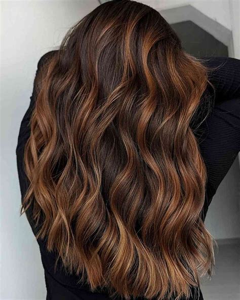 53 Lovely Dark Brown Hair with Highlights for 2025 | Highlights for dark brown hair, Dark hair ...