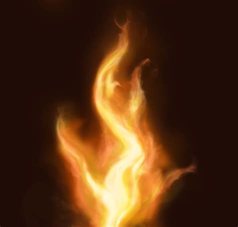 Realistic Fire Drawing at PaintingValley.com | Explore collection of Realistic Fire Drawing