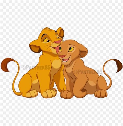 Lion Nala Simba Drawing Fan Art Simba And Nala Not Transparent PNG ...