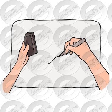 Dry Erase Picture for Classroom / Therapy Use - Great Dry Erase Clipart