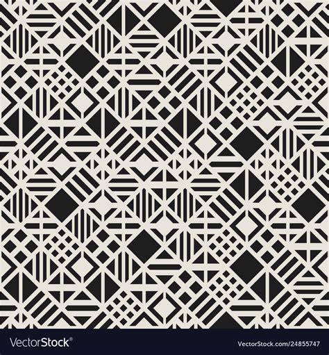 Monochrome seamless pattern Royalty Free Vector Image