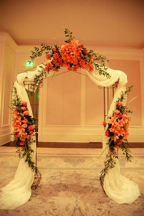 How To Make A Flower Wedding Arch