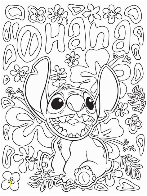 Lilo and Stitch Ohana Coloring Pages | divyajanan