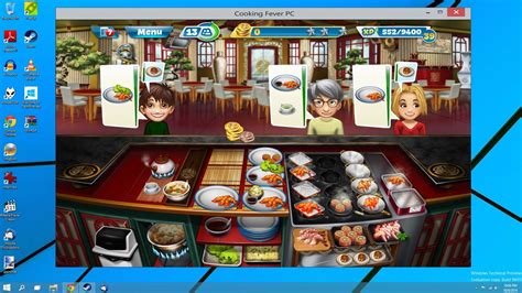 Best Smartphone games on PC : Cooking Fever PC