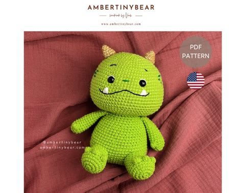 BABY MONSTER Pattern Crochet Amigurumi Monster Crochet - Etsy