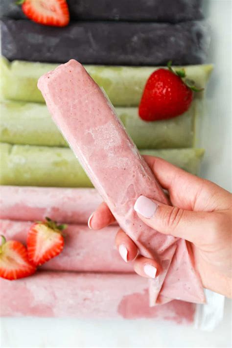 Meal Prep Smoothie Popsicles - Fit Foodie Finds