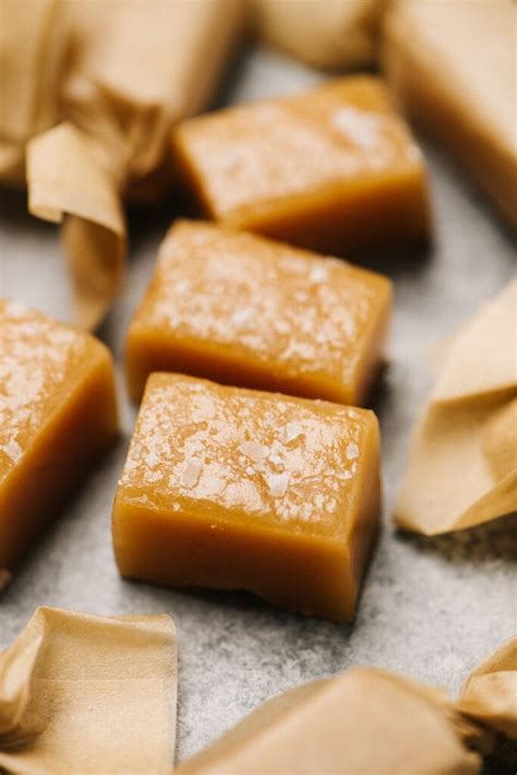 Homemade Caramel Candy (Soft and Chewy) - Our Salty Kitchen