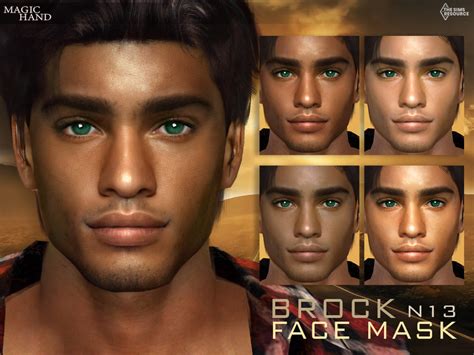 Brock Face Mask N13 - The Sims 4 Catalog