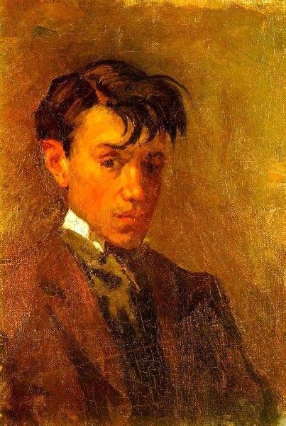 Pablo Picasso. Self Portrait with Uncombed Hair. 1896. Early Years. | Picasso self portrait ...