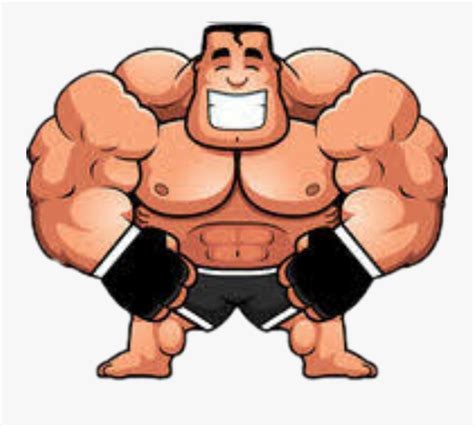 #mma - Male Body Builder Cartoon , Free Transparent Clipart - ClipartKey