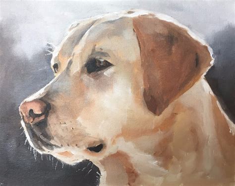 Labrador Dog Art PRINT Wall Art from original oil painting by James ...