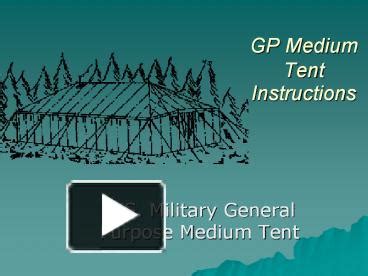 PPT – GP Medium Tent Instructions PowerPoint presentation | free to ...