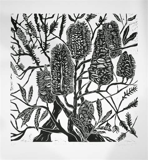 Banksia and Tea Tree - Art Lovers Australia