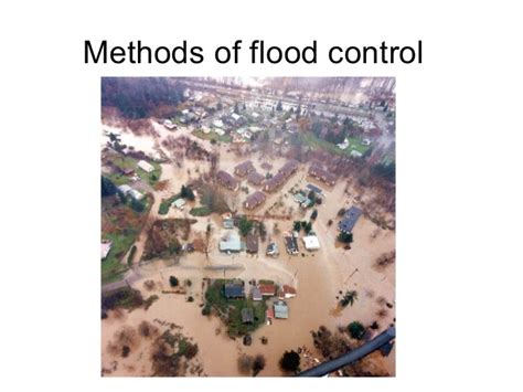 Methods Of Flood Control