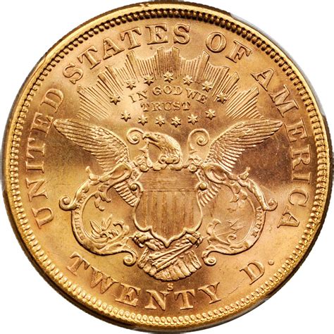 Value of 1875-S $20 Liberty Double Eagle | Sell Rare Coins