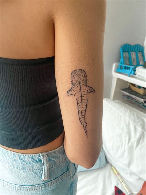 Whale Shark Tattoo | Discreet tattoos, Simplistic tattoos, Petite tattoos