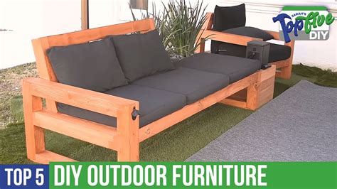 Top 5 DIY Outdoor Furniture! The Best Maker Build Videos for Your Next ...