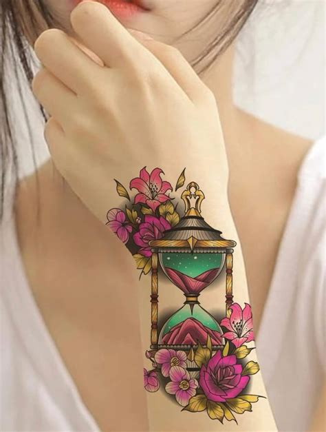 Discover 81+ girly hourglass tattoo best - in.coedo.com.vn