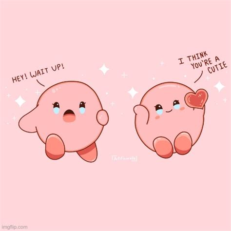 Kirby thinks your cute - Imgflip