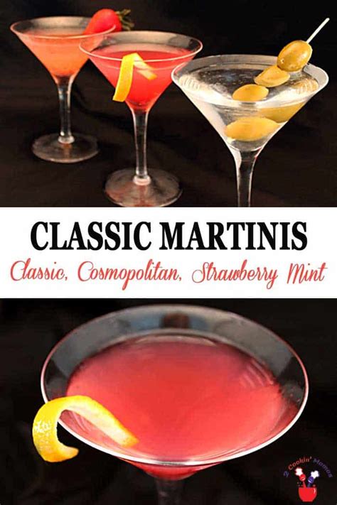 3 Classic Martinis for National Martini Day - 2 Cookin' Mamas