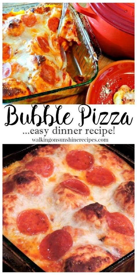 Bubble Pizza Casserole with Pillsbury Grands Biscuits | Recipe | Biscuit recipes dinner, Bubble ...